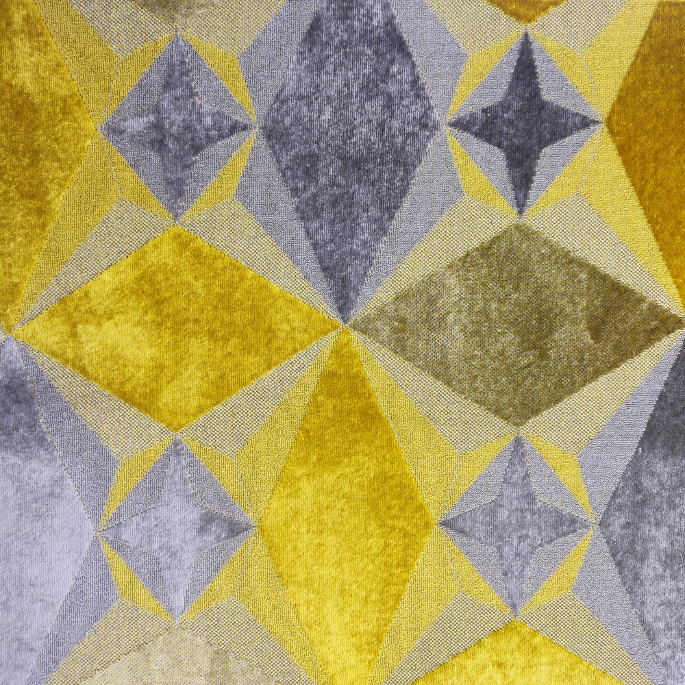 Geometrický vzorec Moderní design Dvě barevné jacquard řezané pileové pohovky tkaniny 