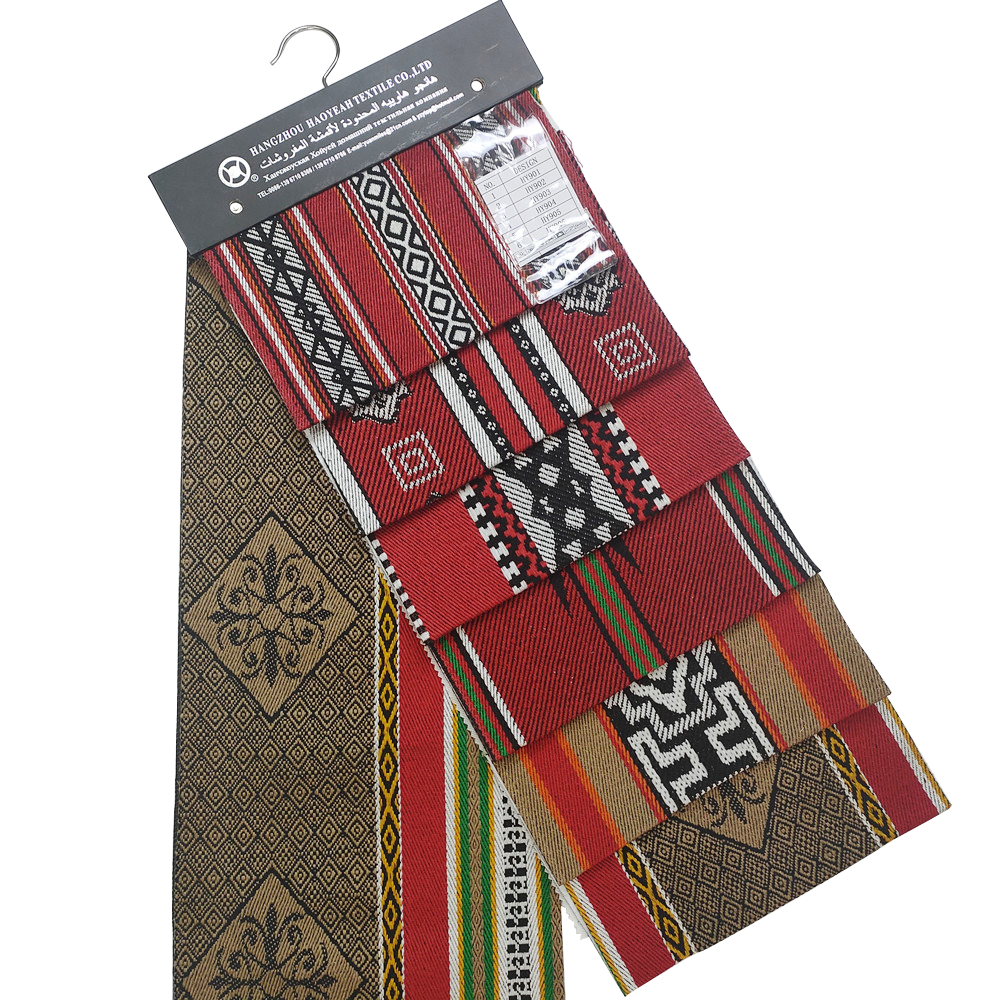 Nový design arabský styl Jacquard Sadu tkanina pro nábytku na pohovku textilie